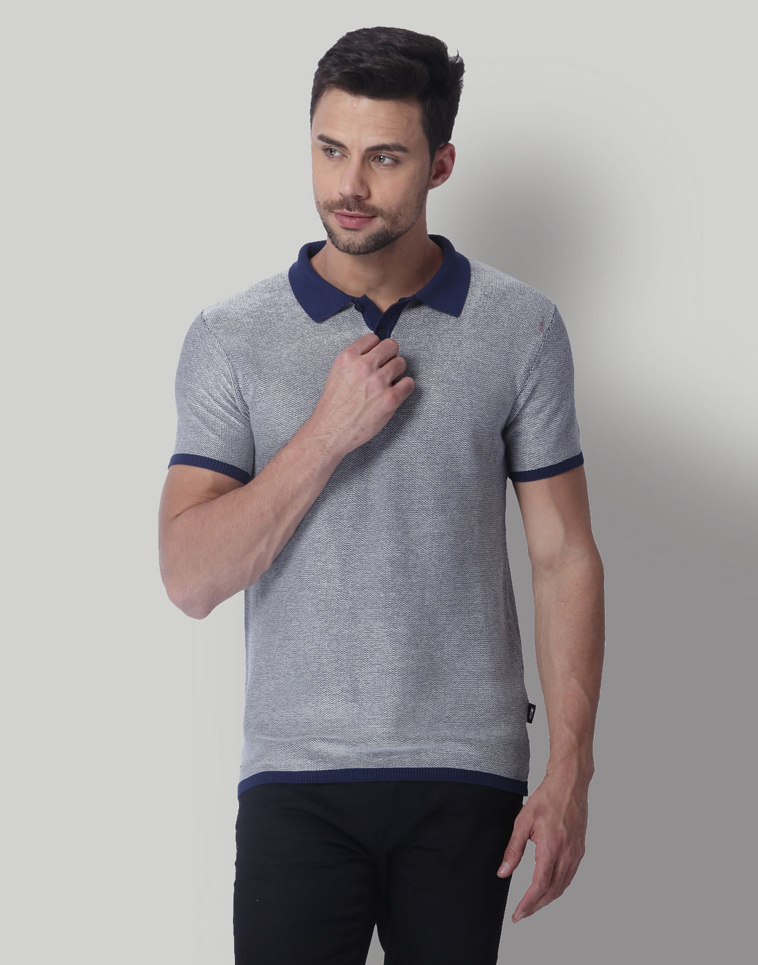 polo neck t shirts for men online