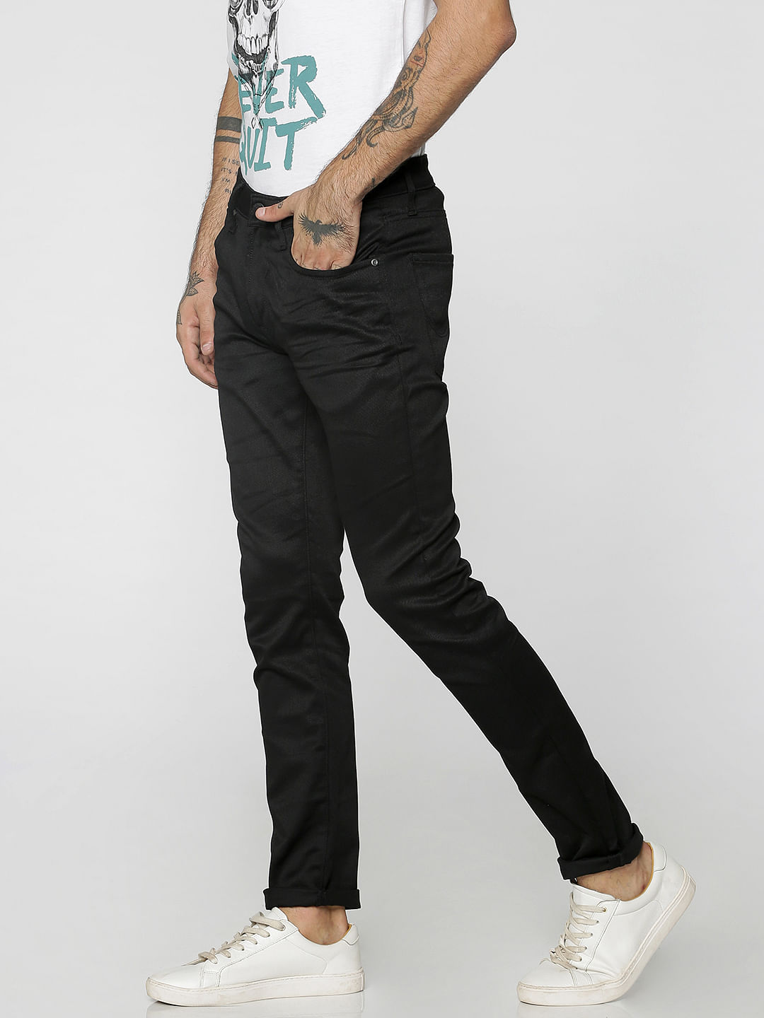 low rise slim fit jeans mens