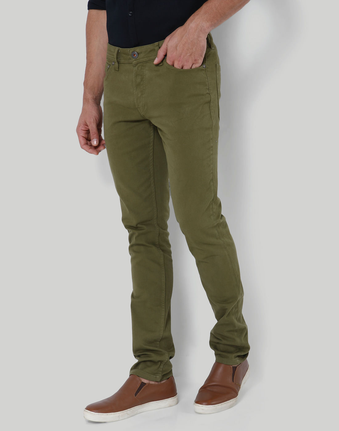 olive colored chinos