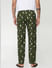 Green All Over Panda Print Pyjama_44140+4