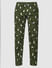 Green All Over Panda Print Pyjama_44140+6