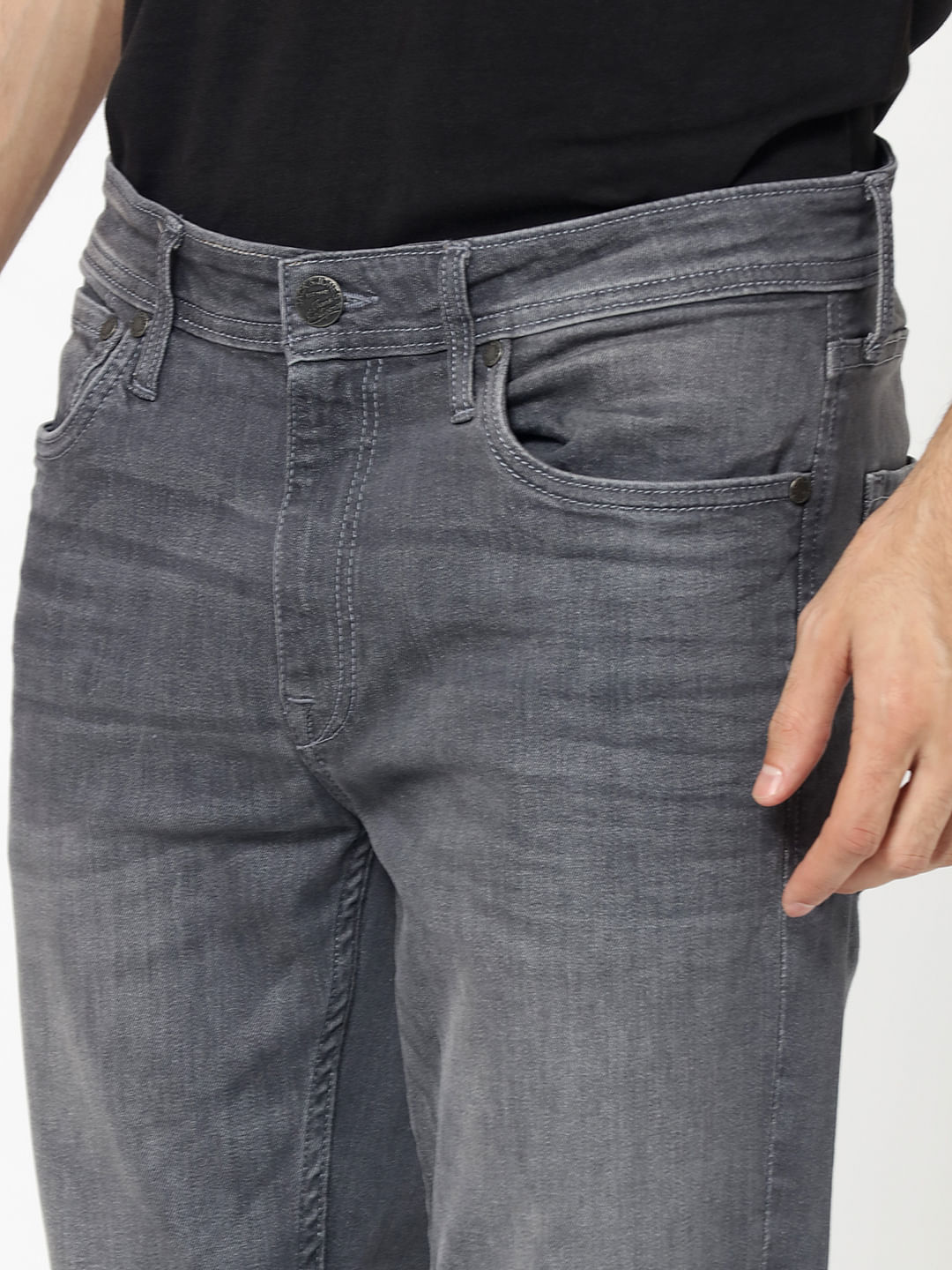 Gray MEN FASHION Jeans Worn-in discount 56% Jack & Jones Jeggings & Skinny & Slim 