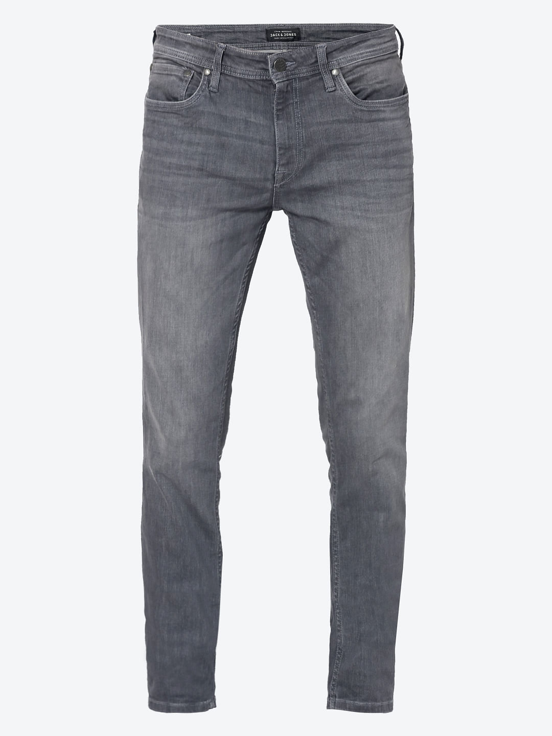 skinny fit grey jeans