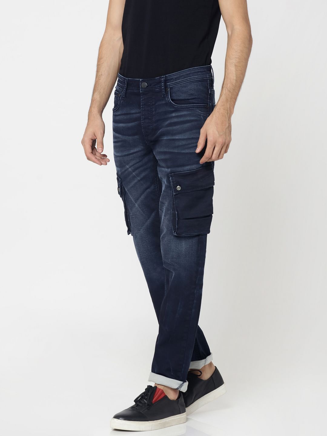 cargo style jeans