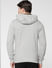 Grey Front Zip Hooded Sweatshirt_44158+5