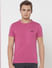 Pack Of Two Crew Neck T-Shirts- Pink And Black_43537+1
