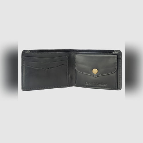 JACK&JONES Black Leather Wallet