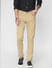 Brown Low Rise Over Dyed Slim Fit Pants_52274+1
