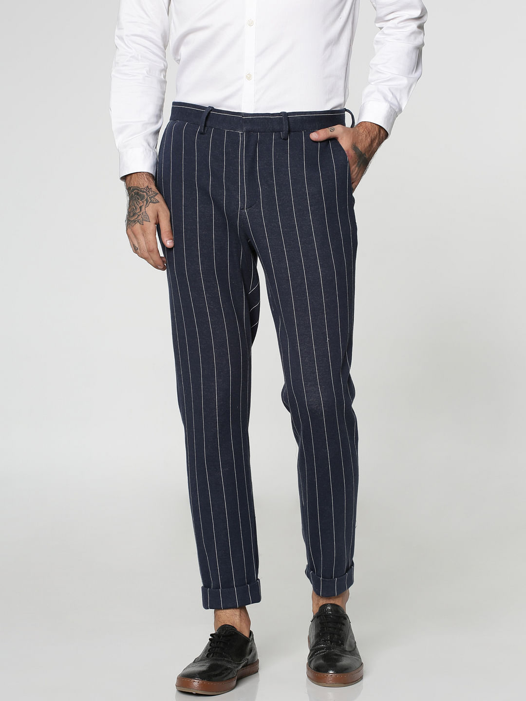 jack and jones striped pants