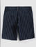Boys Blue Striped Denim Shorts
