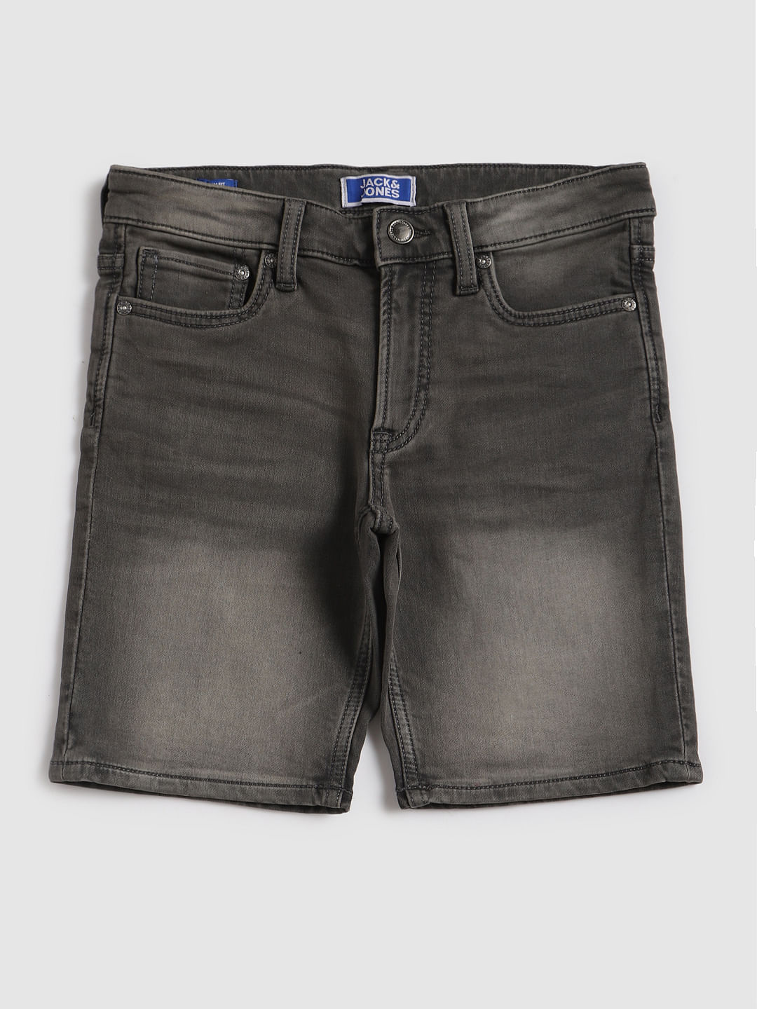 grey jeans shorts mens