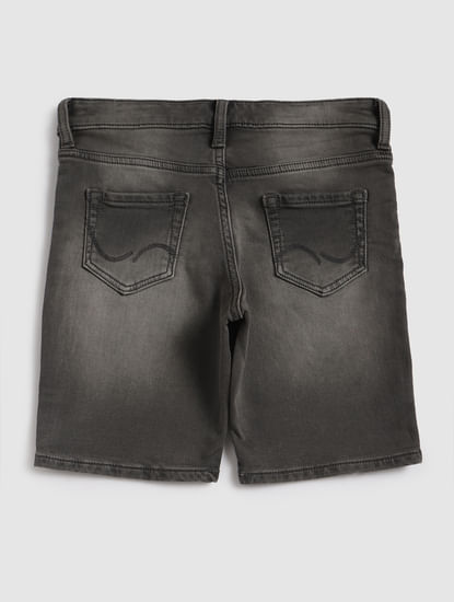 Boys Grey Denim Shorts