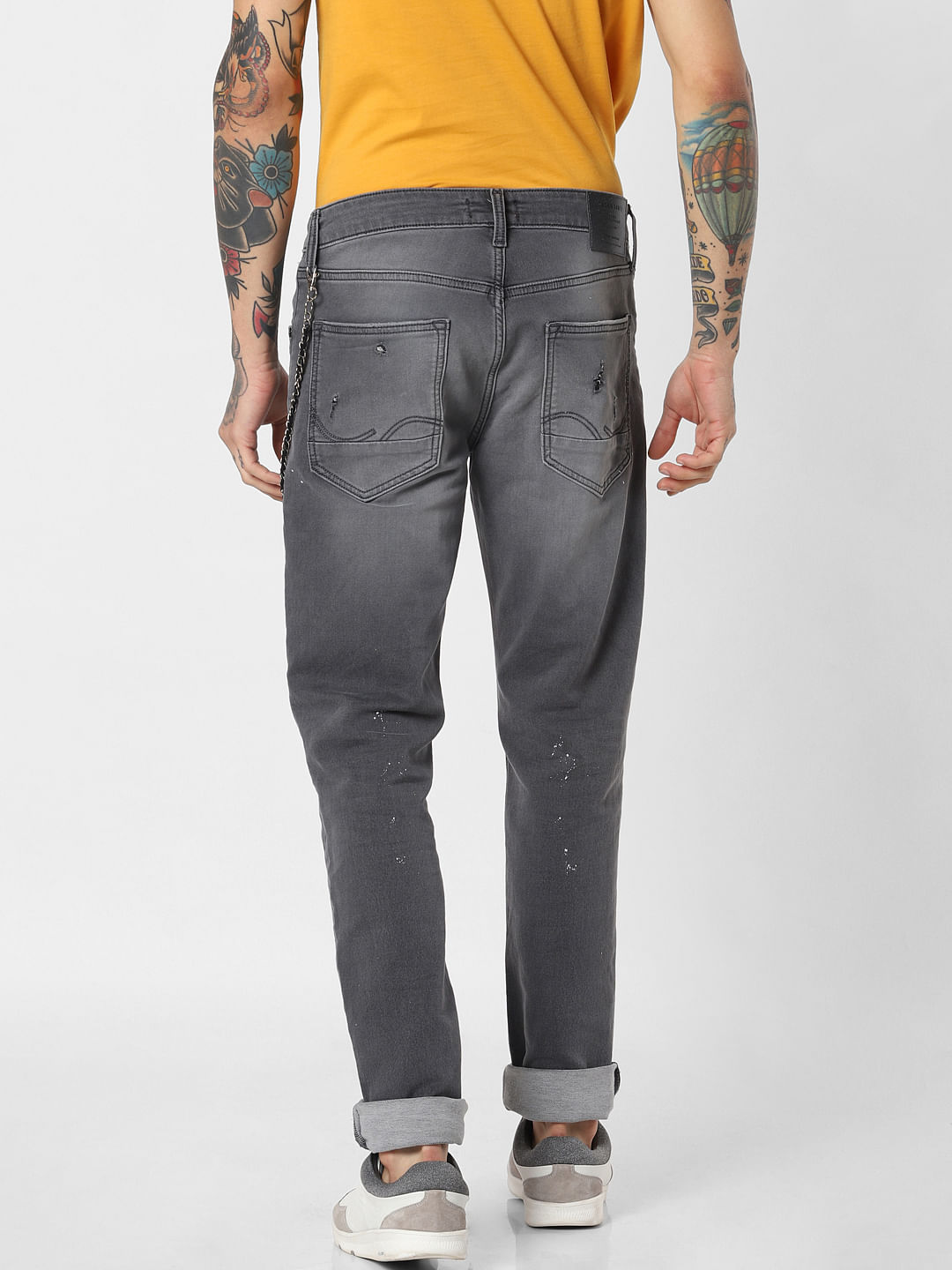 jack and jones indigo knit jeans