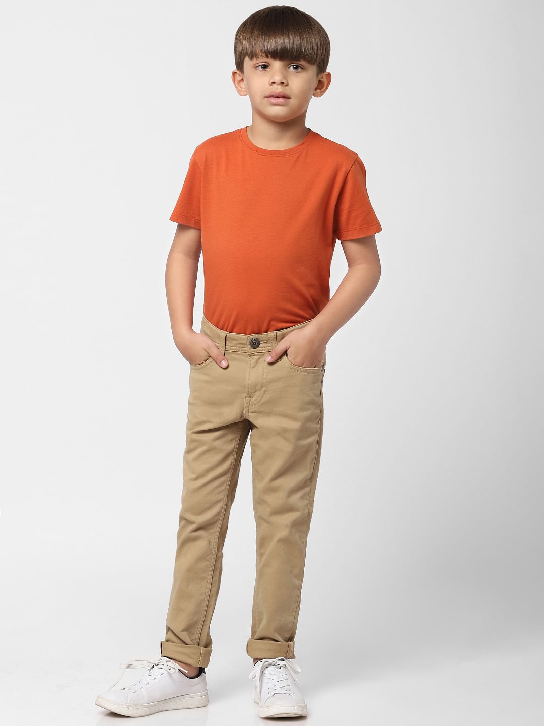 boys beige pants