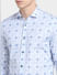 Blue Printed Full Sleeves Shirt_404274+5