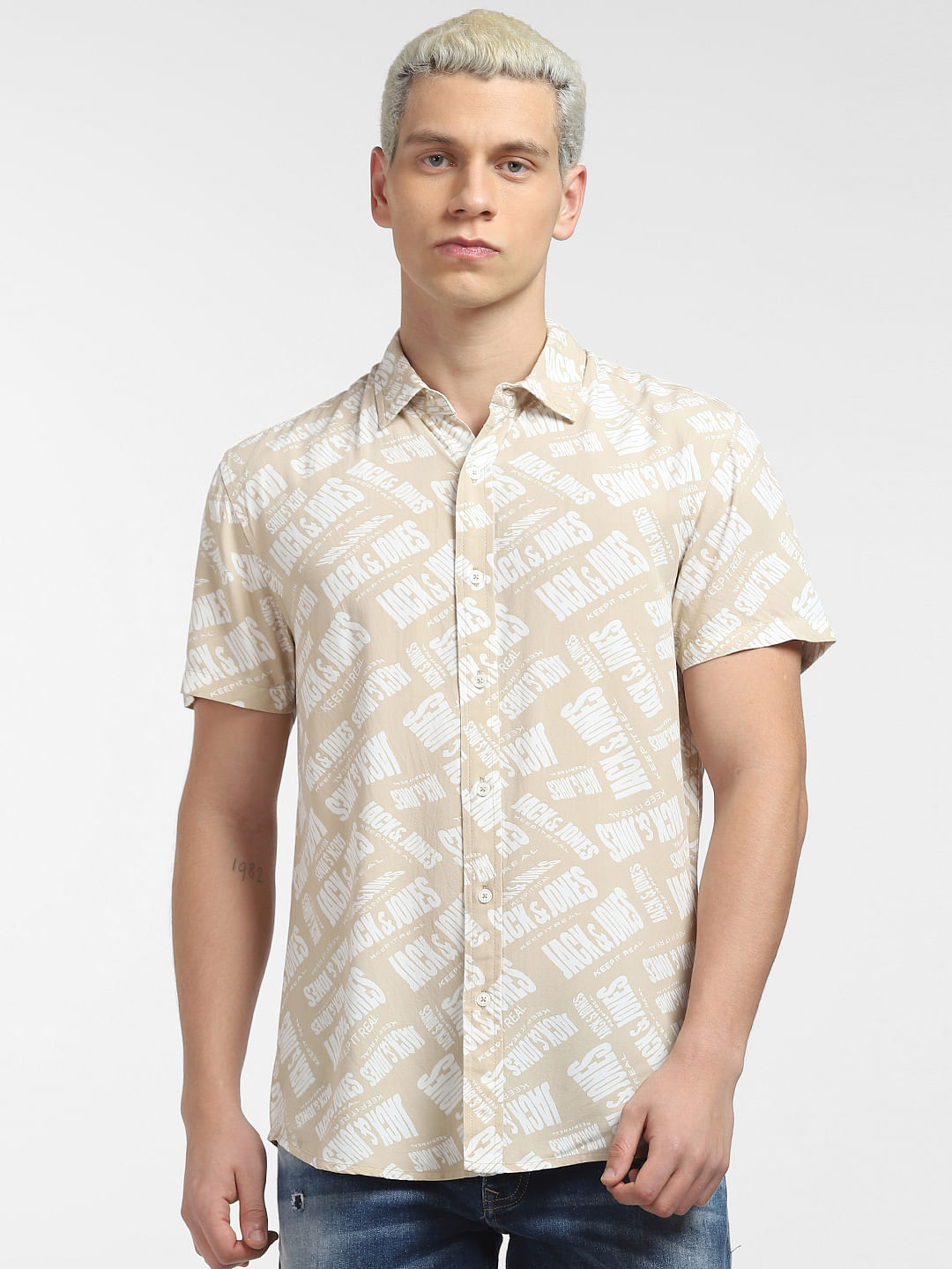 Jack and jones short best sale sleeve shirt