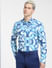 Blue Abstract Print Full Sleeves Shirt_404282+2