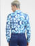 Blue Abstract Print Full Sleeves Shirt_404282+4