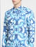 Blue Abstract Print Full Sleeves Shirt_404282+5