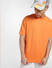 Orange Crew Neck T-shirt_404296+1