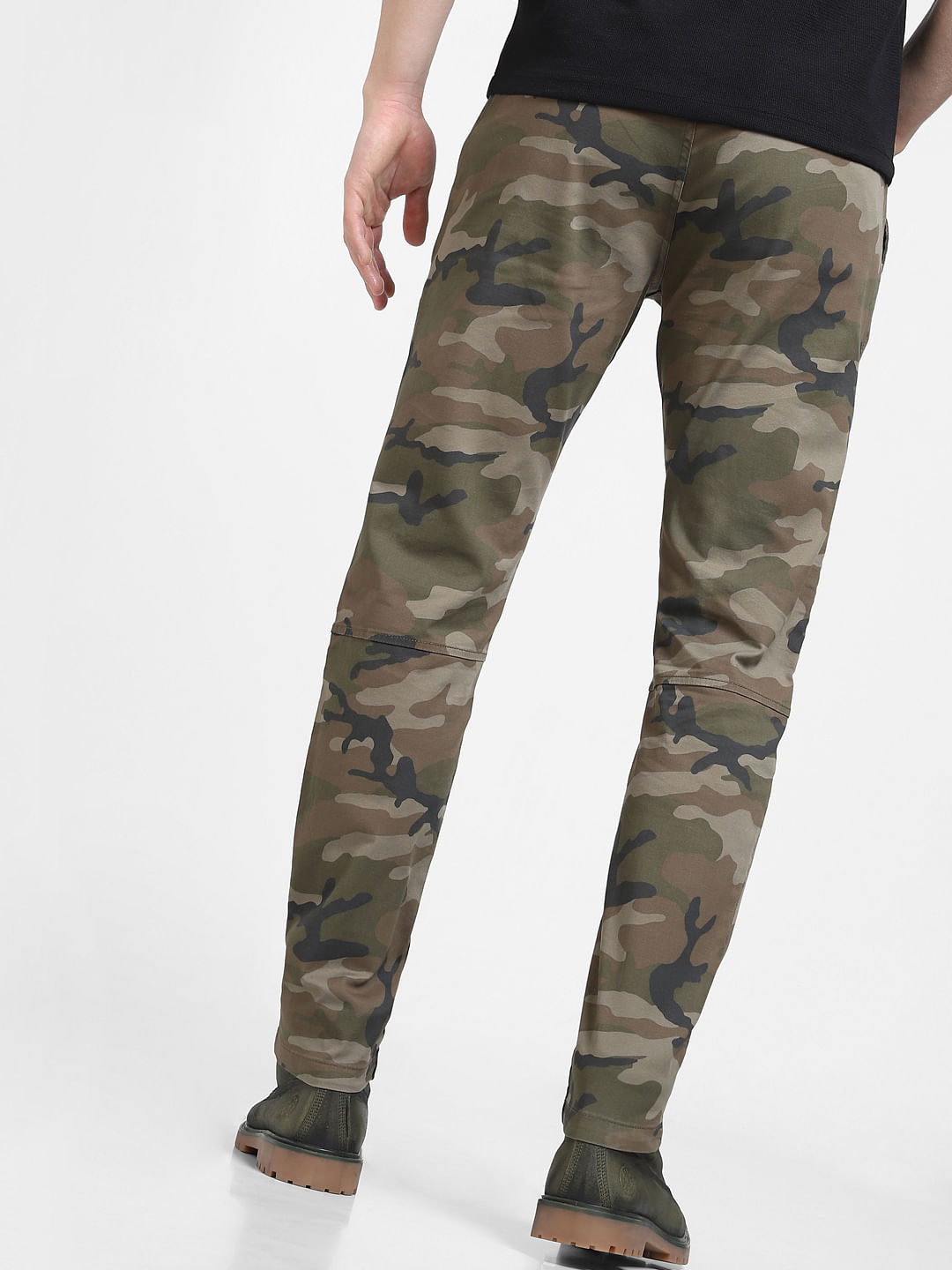 Men's Camouflage Cargo Pants Baggy Casual Elastic Waist Military Army Camo  Pants with Multi Pockets Comfy Lace-Up Pants(XXXXXL,Army Green) -  Walmart.com