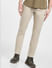 Khaki Mid Rise Regular Fit Pants_404304+2