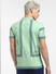 White Green Polo Neck T-shirt_404306+4