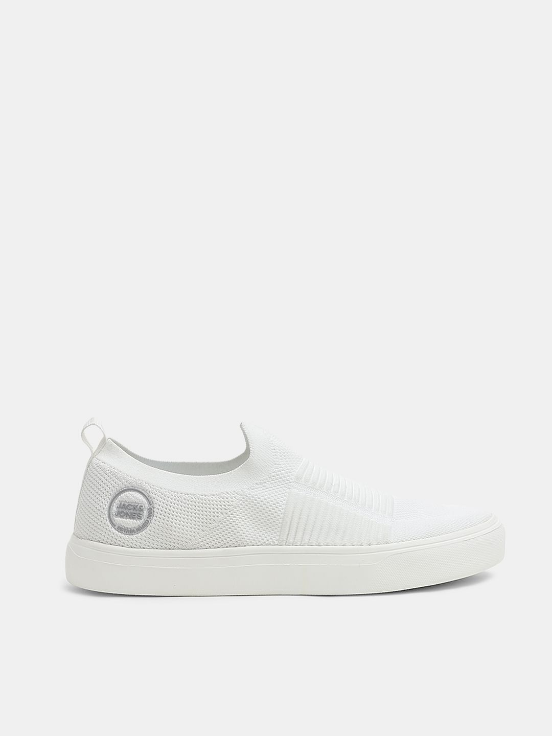 Boys white slip ons hotsell