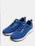 Blue Knit Lace-Up Sneakers_412374+6