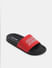 Red & Black Logo Print Sliders_412394+4