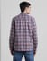 Pink Check Print Full Sleeves Shirt_412408+4