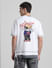 UNMATCHED by JACK&JONES White Patchwork Detail T-shirt_412396+4