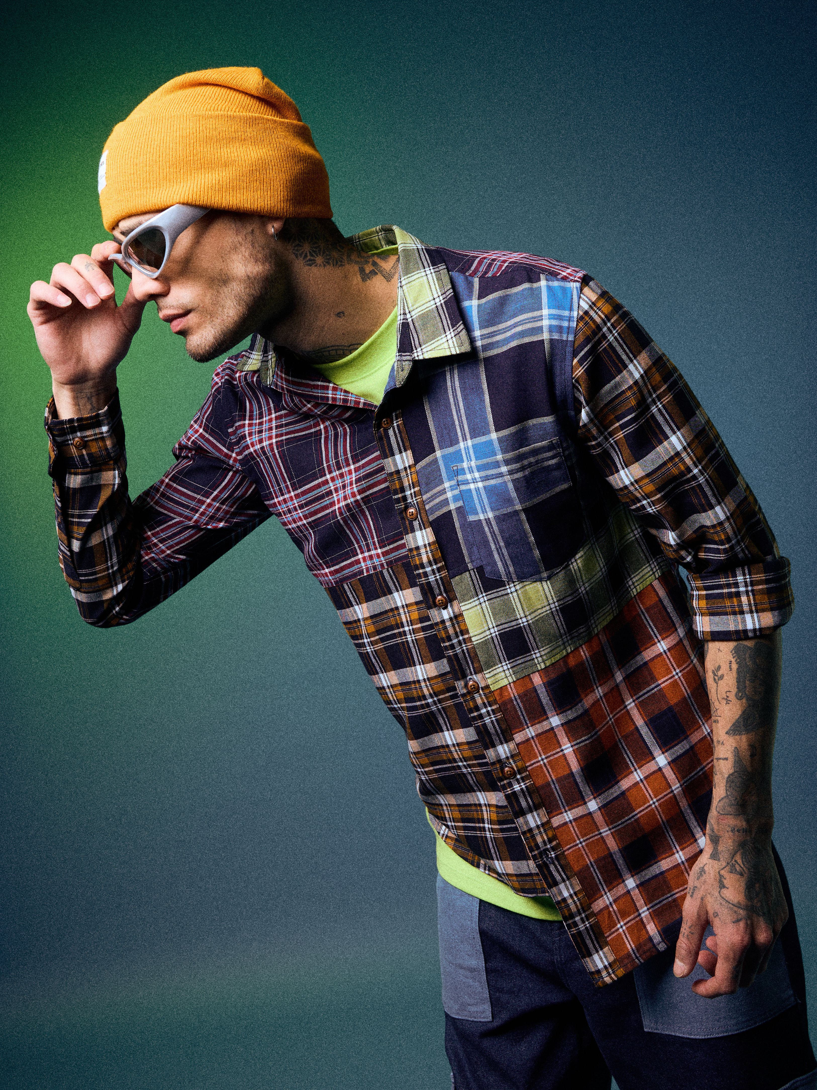 Mens casual shirts with on sale cap