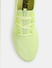 Lime Green Stretch Lace-Up Sneakers_412676+7