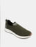 Olive Slip-On Sneakers_412681+4