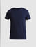 Navy Blue Crew Neck T-shirt_412690+7