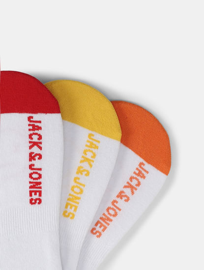 Pack of 3 Colourblocked No-Show Socks