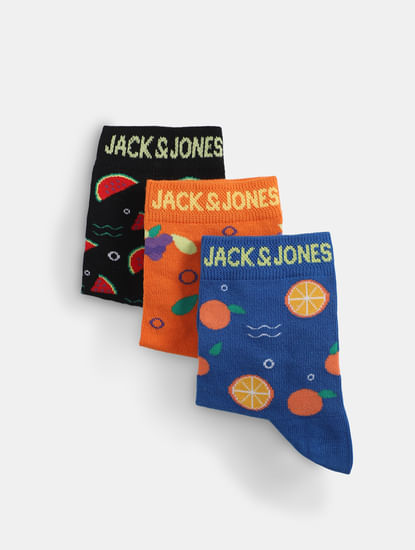 Pack of 2 Fruit Print Mid-Length Socks