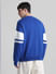 Blue Colourblocked Oversized Pullover_412731+4