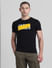 Black Logo Print Cotton T-shirt_413763+2