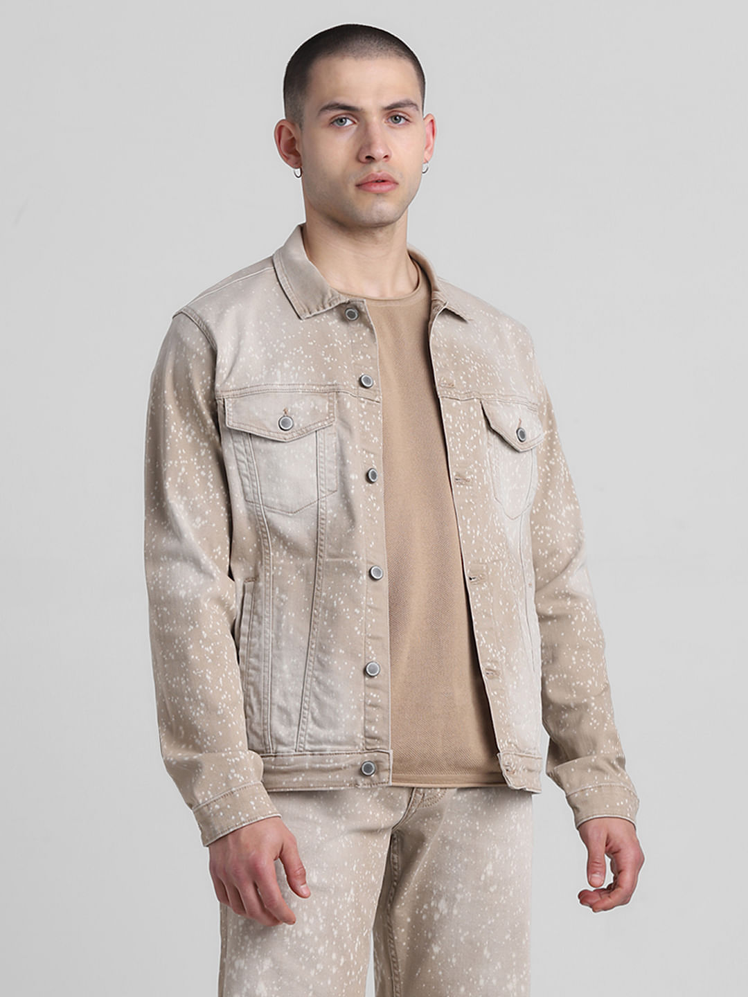 Relaxed Fit Denim jacket - Dark denim grey - Men | H&M