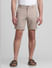 Khaki Regular Fit Chino Shorts_413778+1