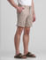 Khaki Regular Fit Chino Shorts_413778+2