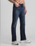 Blue Mid Rise Washed Clark Regular Fit Jeans_413784+2