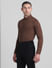 Brown Slim Fit Full Sleeves Shirt_413791+3