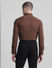 Brown Slim Fit Full Sleeves Shirt_413791+4