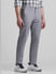Grey Mid Rise Slim Fit Pants_413796+2