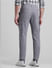 Grey Mid Rise Slim Fit Pants_413796+3