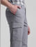 Grey Mid Rise Slim Fit Pants_413796+4