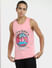 Pink Printed Cotton Vest_407410+2